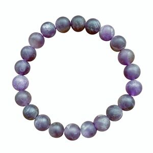 Matte Amethyst Bracelet
